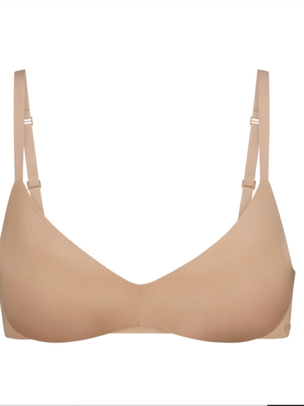 NWT Skims Wireless Form Push-Up Plunge Bra in clay 34A